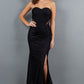 Fitted Glitter Strapless Sweetheart Party Dress by Cinderella Couture USA AS8094J