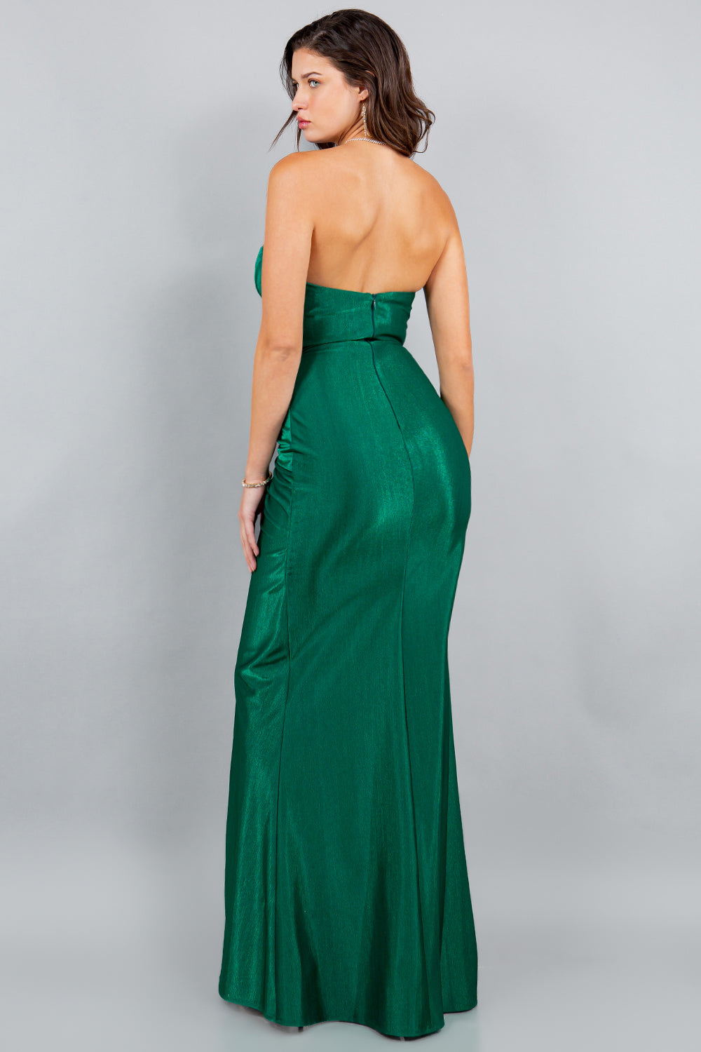 Strapless Sweetheart Neckline Sheath Party Dress by Cinderella Couture USA AS8095J