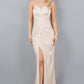 Strapless Sweetheart Neckline Sheath Party Dress by Cinderella Couture USA AS8095J