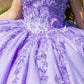 Sequin Appliques Tulle A-Line Girl Communion Dress by Cinderella Couture USA AS8111J