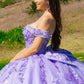 Sequin Appliques Tulle A-Line Girl Communion Dress by Cinderella Couture USA AS8111J