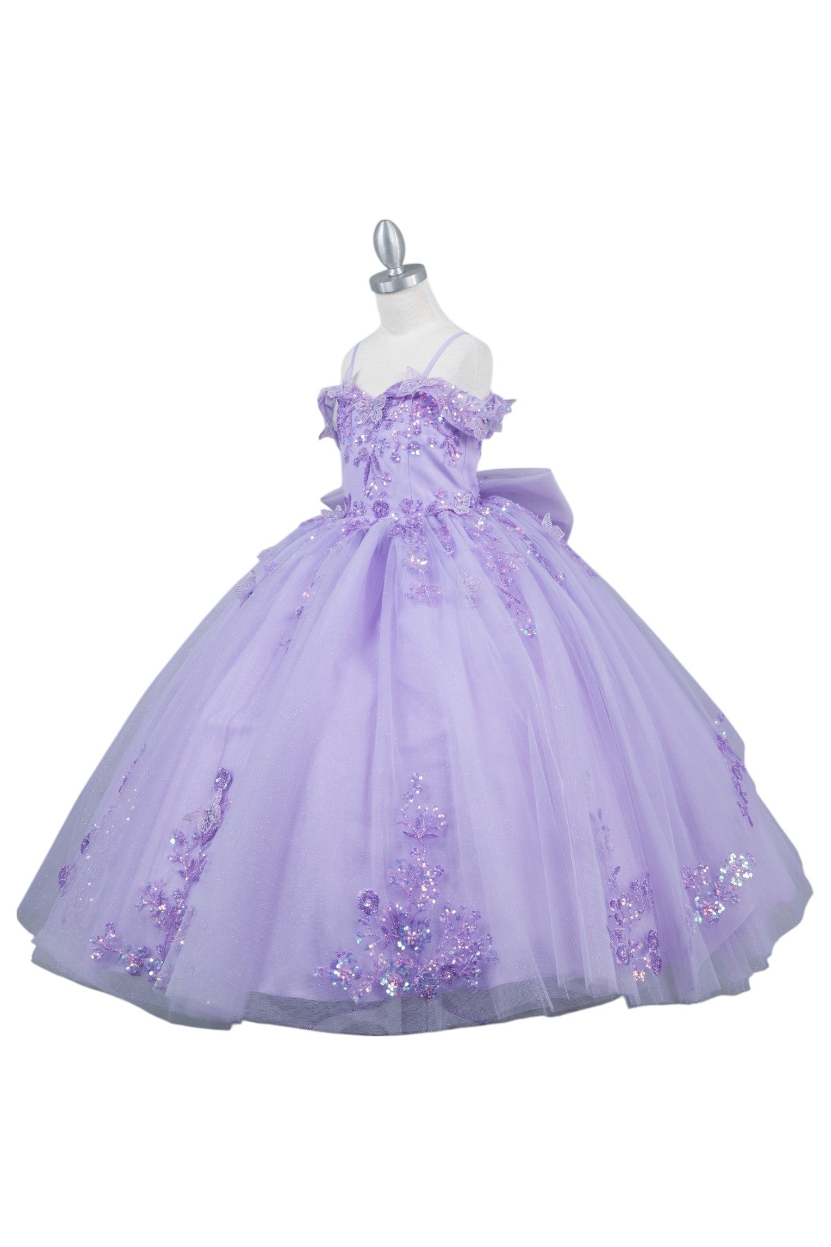 Embroidered Sweetheart Neckline A-Line Girl Communion Dress by Cinderella Couture USA AS8111