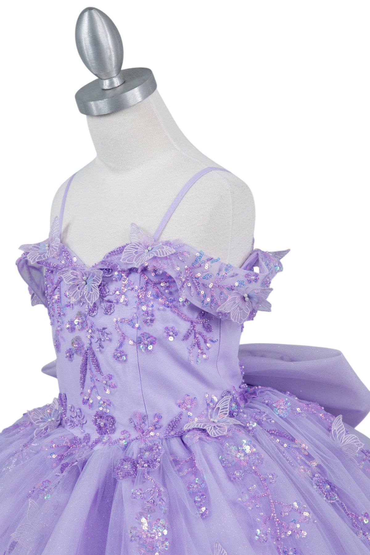 Embroidered Sweetheart Neckline A-Line Girl Communion Dress by Cinderella Couture USA AS8111