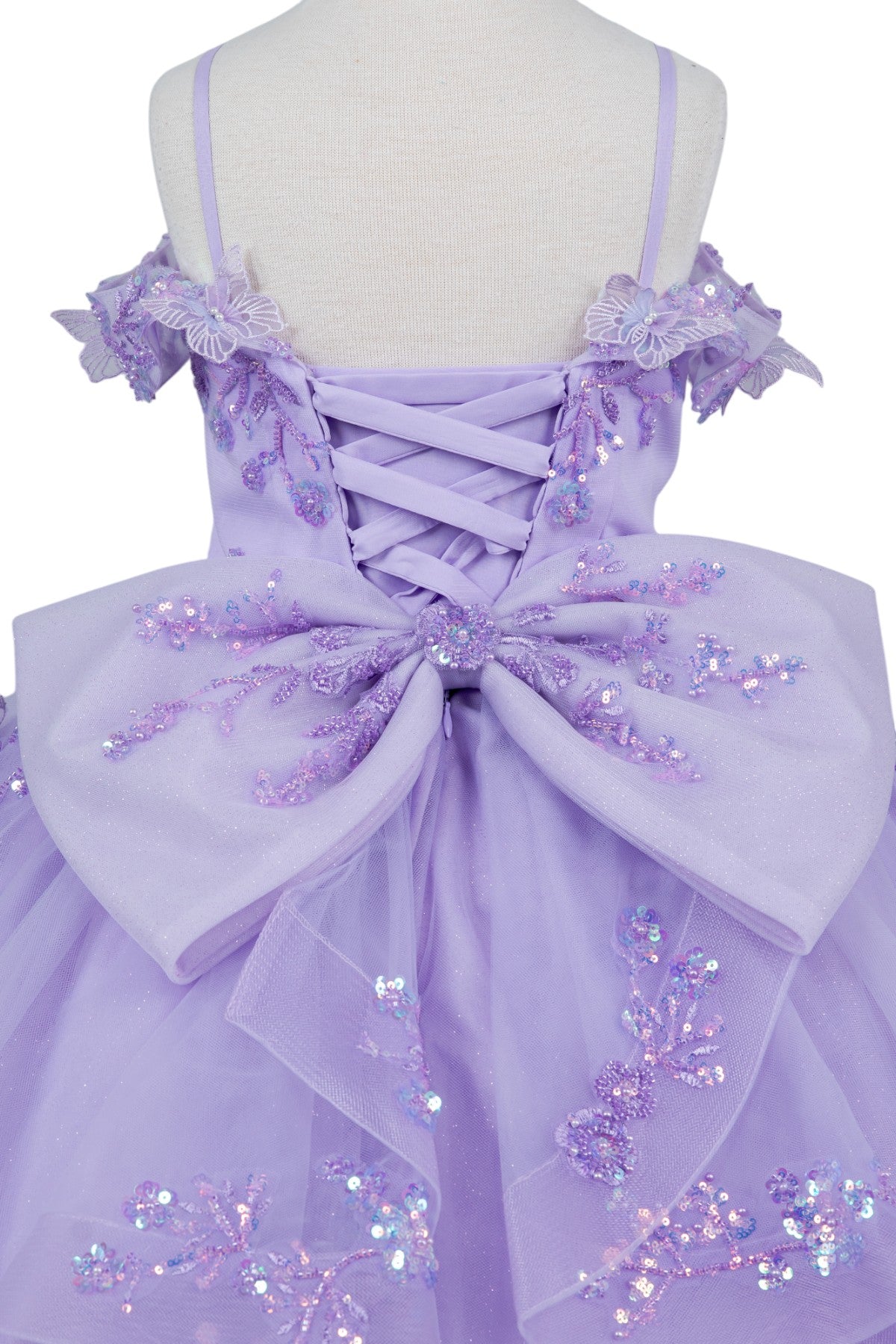 Embroidered Sweetheart Neckline A-Line Girl Communion Dress by Cinderella Couture USA AS8111