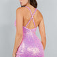 Fitted Slit Sweetheart Neckline Short Party Dress by Cinderella Couture USA AS8113J