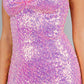 Fitted Slit Sweetheart Neckline Short Party Dress by Cinderella Couture USA AS8113J