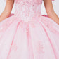 Off Shoulder Butterfly Quinceanera Dress by Cinderella Couture USA AS8120J