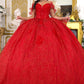 Off Shoulder Butterfly Quinceanera Dress by Cinderella Couture USA AS8120J