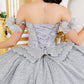 Off Shoulder Butterfly Quinceanera Dress by Cinderella Couture USA AS8120J