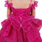 Layered Tulle with Tiered Train Girl Communion Dress by Cinderella Couture USA AS8120