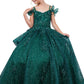 Layered Tulle with Tiered Train Girl Communion Dress by Cinderella Couture USA AS8120