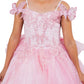 Layered Tulle with Tiered Train Girl Communion Dress by Cinderella Couture USA AS8120