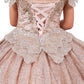 Layered Tulle with Tiered Train Girl Communion Dress by Cinderella Couture USA AS8120