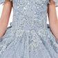 Layered Tulle with Tiered Train Girl Communion Dress by Cinderella Couture USA AS8120