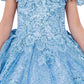 Layered Tulle with Tiered Train Girl Communion Dress by Cinderella Couture USA AS8120