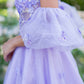3D Floral Layered Tulle A-Line Party Dress by Cinderella Couture USA AS8130J