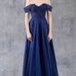 Off Shoulder Embroider A-Line Gown by Cinderella Couture USA AS8152J