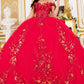 Off Shoulder Sweetheart Neckline Quinceanera Dress by Cinderella Couture USA AS8160J