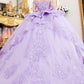 Off Shoulder Sweetheart Neckline Quinceanera Dress by Cinderella Couture USA AS8160J