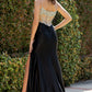Sweetheart Neckline Leg Slit Party Dress by Cinderella Couture USA AS8171J