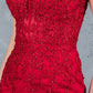 Sweetheart Neckline Spaghetti Straps Party Dress by Cinderella Couture USA AS8175J