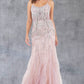 Stone Dangles Strap Sheath Party Dress by Cinderella Couture USA AS8192J