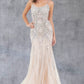 Stone Dangles Strap Sheath Party Dress by Cinderella Couture USA AS8192J