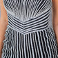 Thin Shoulder Straps Sheath Party Dress by Cinderella Couture USA AS8203J