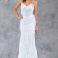 Thin Shoulder Straps Sheath Party Dress by Cinderella Couture USA AS8203J