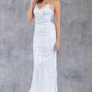Thin Shoulder Straps Sheath Party Dress by Cinderella Couture USA AS8203J