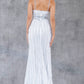Thin Shoulder Straps Sheath Party Dress by Cinderella Couture USA AS8203J