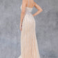 Thin Shoulder Straps Sheath Party Dress by Cinderella Couture USA AS8203J