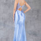 Sequin Floral V-Neckline Party Dress by Cinderella Couture USA AS8213J