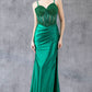 Beaded Satin Sweetheart Neckline Party Dress by Cinderella Couture USA AS8247J