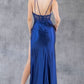 Beaded Satin Sweetheart Neckline Party Dress by Cinderella Couture USA AS8247J