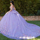 Off The Shoulder A-Line Girl Communion Dress by Cinderella Couture USA AS8260J