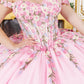 Off The Shoulder A-Line Girl Communion Dress by Cinderella Couture USA AS8260J