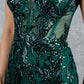 Off Shoulder Mermaid Party Dress by Cinderella Couture USA AS8274J