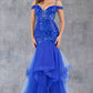 Off Shoulder Mermaid Party Dress by Cinderella Couture USA AS8274J
