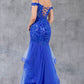 Off Shoulder Mermaid Party Dress by Cinderella Couture USA AS8274J