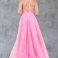 Glitter Beadwork A-Line Party Dress by Cinderella Couture USA AS8275J