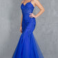 Sweetheart Neckline Spaghetti Straps Party Dress by Cinderella Couture USA AS8175J