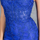 Sweetheart Neckline Spaghetti Straps Party Dress by Cinderella Couture USA AS8175J