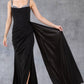 Stone Accesnt Drape Slit Dress by Cinderella Couture USA AS8283J