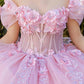 Super Long Off Shoulder Quinceanera Dress by Cinderella Couture USA AS8330J