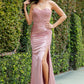 Strapless Sweetheart Neckline Dress by Cinderella Couture USA AS8453J