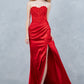 Strapless Sweetheart Neckline Dress by Cinderella Couture USA AS8453J
