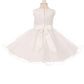 Embroidered Sequins Glittered Tulle Baby Dress by Cinderella Couture USA AS9052B