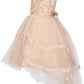 Sequin Cap Sleeve Flower Girl Dress by Cinderella Couture USA AS9123