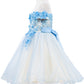 Off Shoulder Glitter Tulle Flower Girl Dress by Cinderella Couture USA AS9130